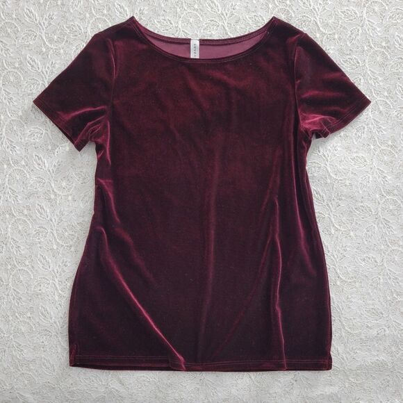 Seven Sisters Berrytone Velvet Tee - Picture 1 of 5